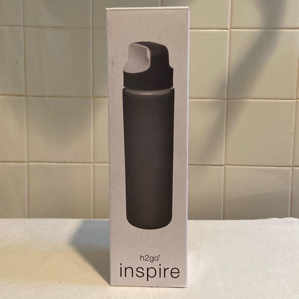 🌺 "Soul Together" Glass Insulated Water Bottle 18oz by h2go
